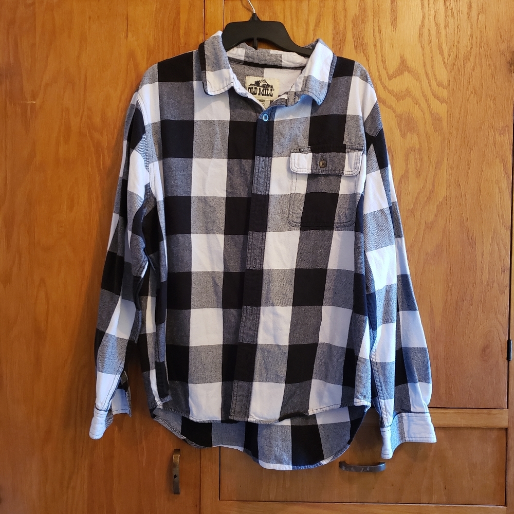 Plaid flannel shirt